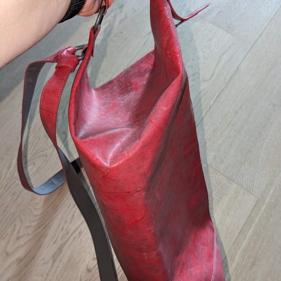 Freitag R123 Backpack Woolf - Dirty red - Very rare to find and discontinued - Picture 4 of 11